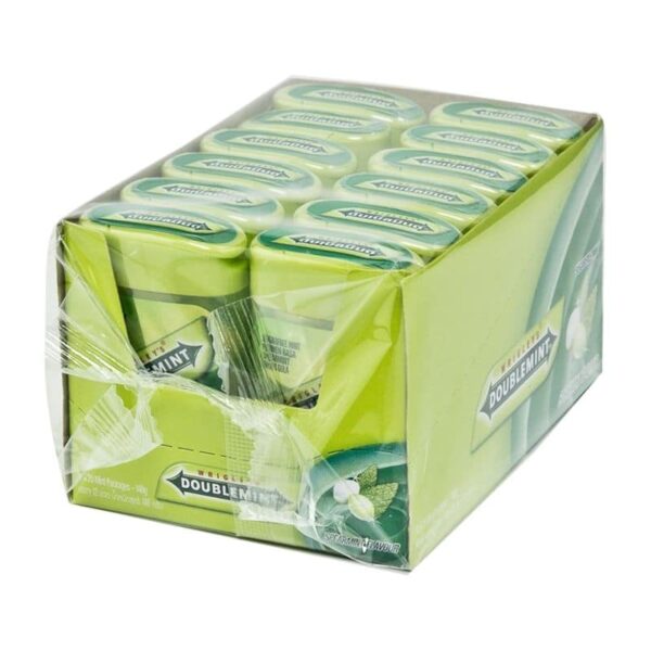 Double Mint Sugar Free Spear Mint 12.4g.×12pcs. ดับเบิ้ลมินต์ เม็ดอมปราศจากน้ำตาล รสสเปียร์มินต์ 12.4กรัม×12ชิ้น