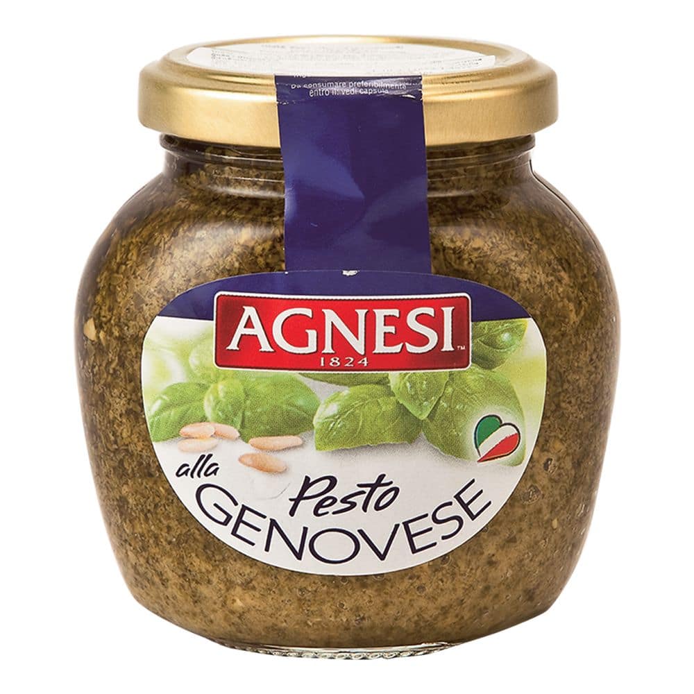 Agnesi Pesto Genovese Sauce 185g. แอคเนซี ซอสเพสโต 185กรัม 1