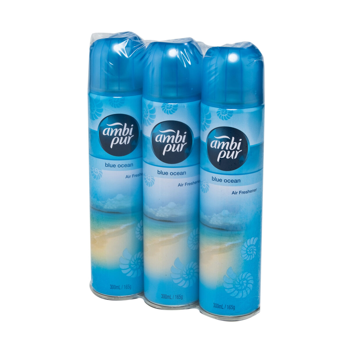 Ambi Pur Air Freshener Spray Blue Ocean 300ml.×Pack3 แอมบิเพอร์ สเปรย์ปรับอากาศ บลูโอเชี่ยน 300มล.×แพ็ค3 scaled 1 1