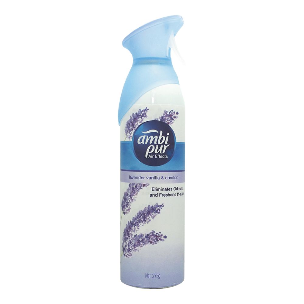 Ambi Pur Air Freshener Spray Lavender 275ml. แอมบิเพอร์ สเปรย์ปรับอากาศกลิ่นลาเวนเดอร์ 275มล. 1