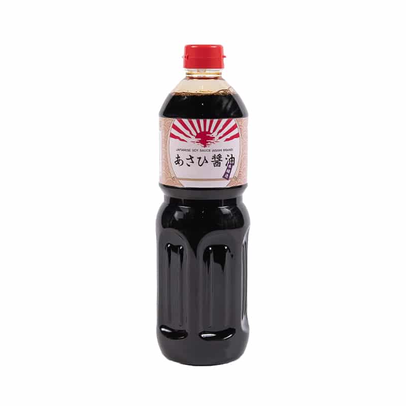 Asahi Japanese Soy Sauce 1L. อาซาฮี ซีอิ๊วญี่ปุ่น 1ลิตร 1