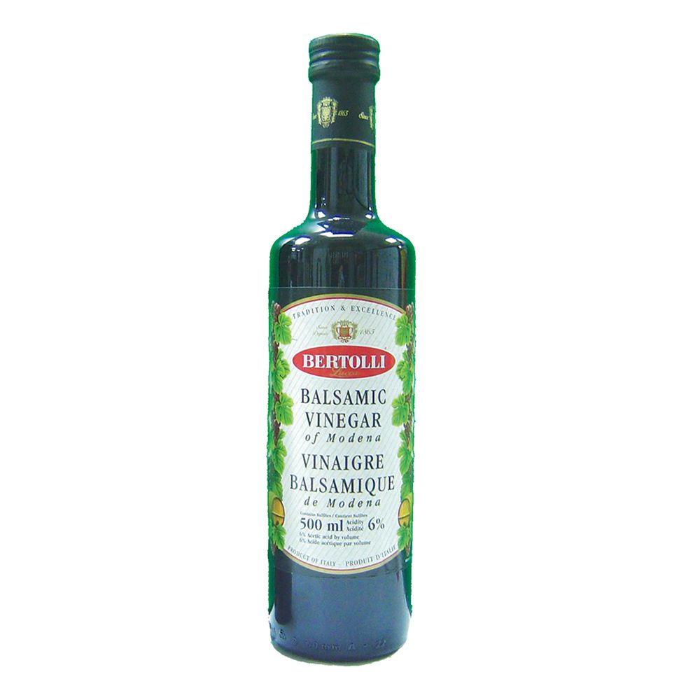 Bertolli Balsamic Vinegar 500ml. เบอร์ทอลลี่ น้ำส้มสายชูหมักบาลซามิค 500มล. 1