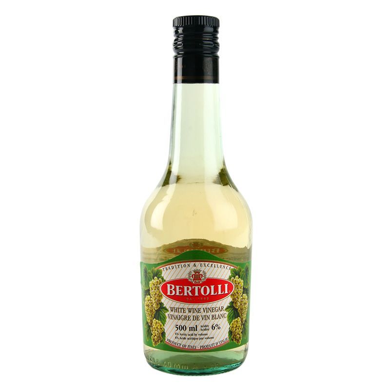 Bertolli White Wine Vinegar 500ml. เบอร์ทอลลี่ น้ำส้มสายชูหมักจากไวน์ขาว 500มล. 1