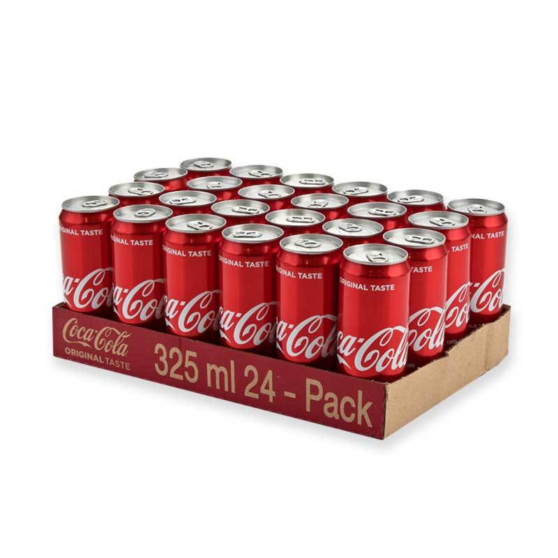 Coca Cola OriginalJ 325ml.×24 โค้ก ออริจินัล 325มล.×24กระป๋อง 1
