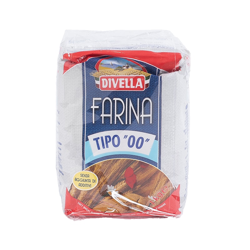 Divella Farina Plain Flour 1kg. ดีเวลล่า แป้งธรรมดา 1กก. 1