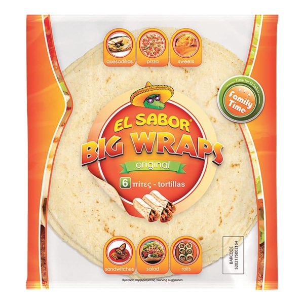 El Sabor Traditional Wrap 420g. เอลซาบอล แผ่นแป้งเทรดดิชั่นนอล 420กรัม