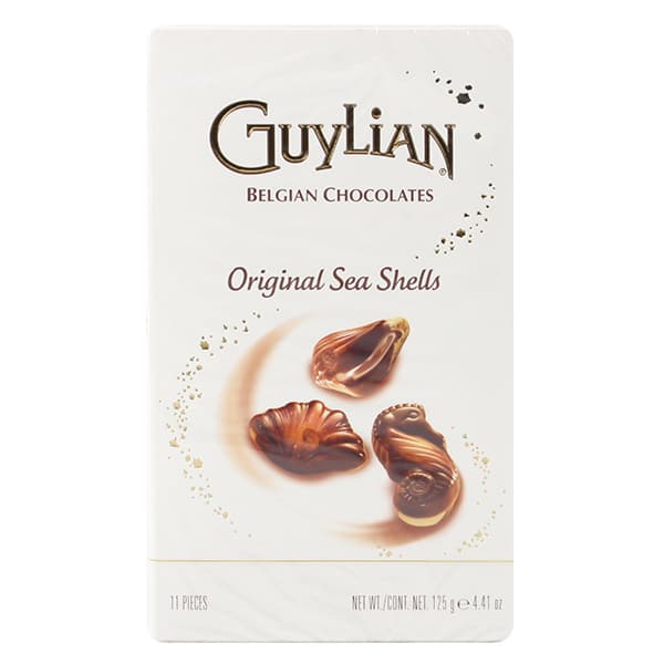 Guylian Sea Shell Shapes Chocolate 125g. กีเลี่ยนช็อกโกแลตรูปหอย 125กรัม 1