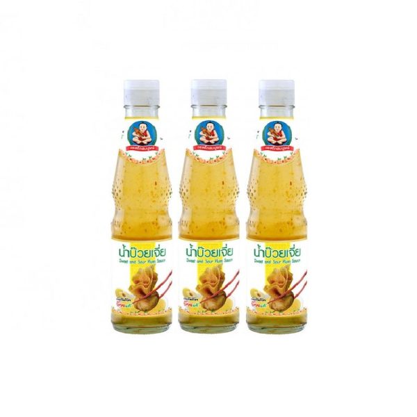 Healthy Boy Sweet & Sour Plum Sauce 350g.×Pack3 เด็กสมบูรณ์ น้ำจิ้มบ๊วยเจี่ย 350กรัม×แพ็ค3