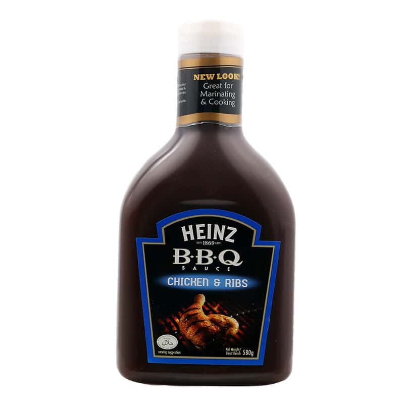 Heinz BBQ ChickenRibs Sauce 570g. ไฮนซ์ ซอสบาร์บีคิวไก่และซี่โครง 580กรัม 1