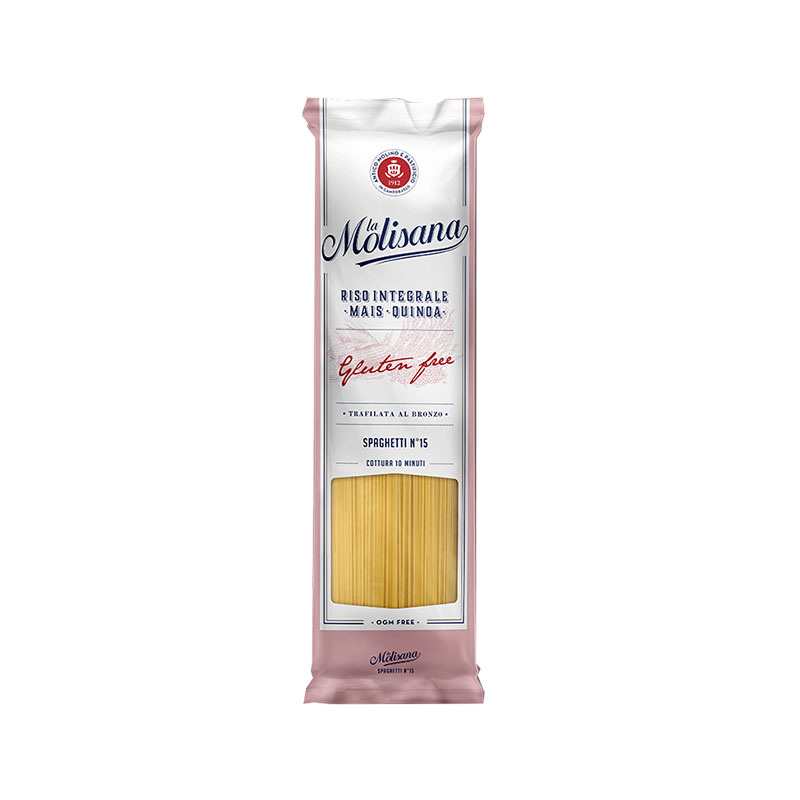 Lamolisana Gluten Free Spaghetti No.15 400g. ลาโมลิซาน่า กลูเตนฟรี เส้นสปาเก็ตตี้เบอร์15 400กรัม 1