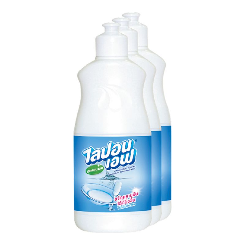 Lipon F Dishwashing Liquid Hygiene150ml.×Pack6 น้ำยาล้างจาน ไลปอน เอฟ สูตรอนามัย 150มล.×แพ็ค6 1