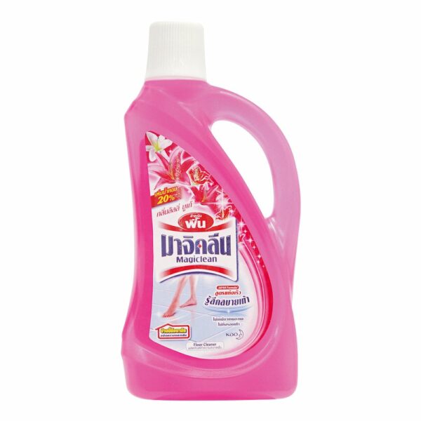 Magiclean Floor Cleaners Lilly Bruke Pink 900ml. มาจิคลีน ผลิตภัณฑ์ทำความสะอาดพื้น กลิ่นลิลลี่บูเก้ สีชมพู 900มล.