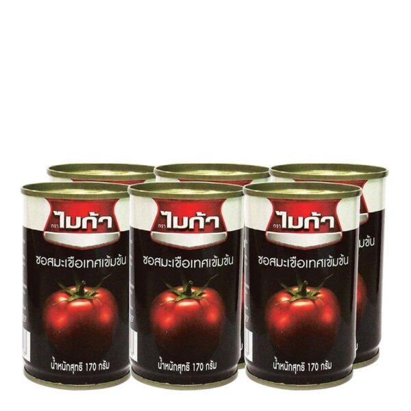 Mica Tomato Paste 170g.×Pack6 ไมก้า ซอสมะเขือเทศเข้มข้น 170กรัม×แพ็ค6