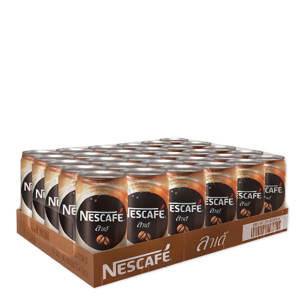 Nescafe Coffee LatteJ 180ml.×30 เนสกาแฟ ลาเต้ 180มล.×30กระป๋อง 1