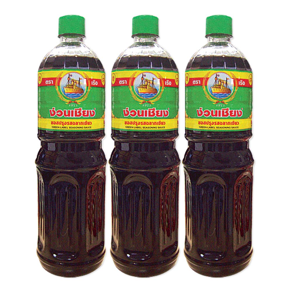 Nguan Chiang Green Label Seasoning Sauce 700ml.×Pack3 ง่วนเชียง ซอสปรุงรสฉลากเขียว 700มล.×แพ็ค3 1
