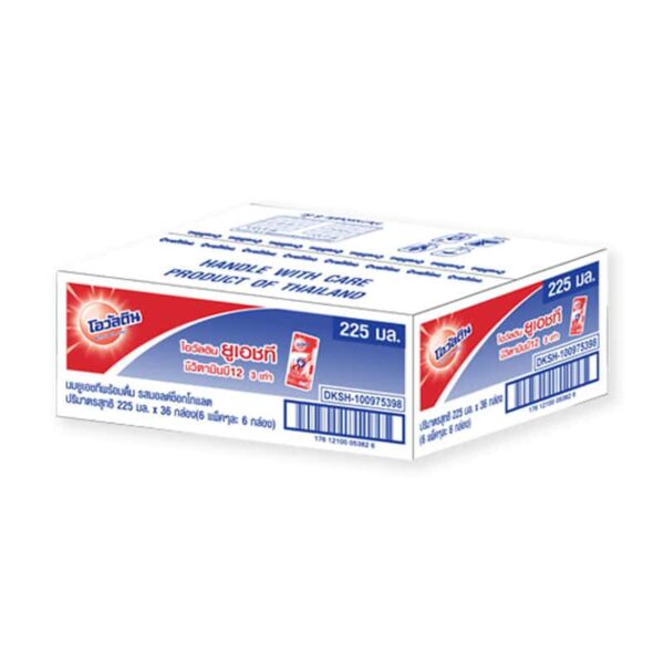 Ovaltine UHT Malt Chocolate(J)225ml.×36 โอวัลติน ยูเอชทีมอลต์ช็อกโกแลต 225มล.×36