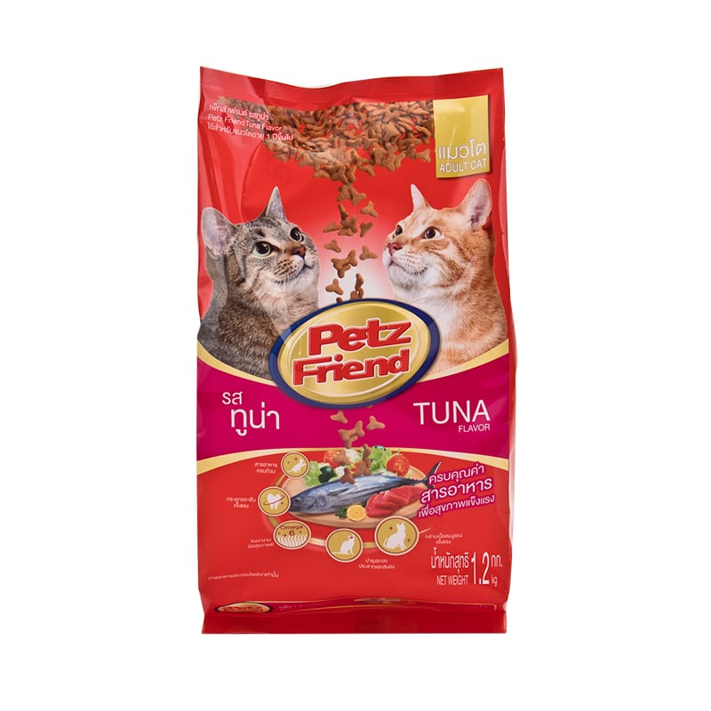 PETZ FRIEND TUNA FLAVORED CAT FOOD 1.2 kg 1
