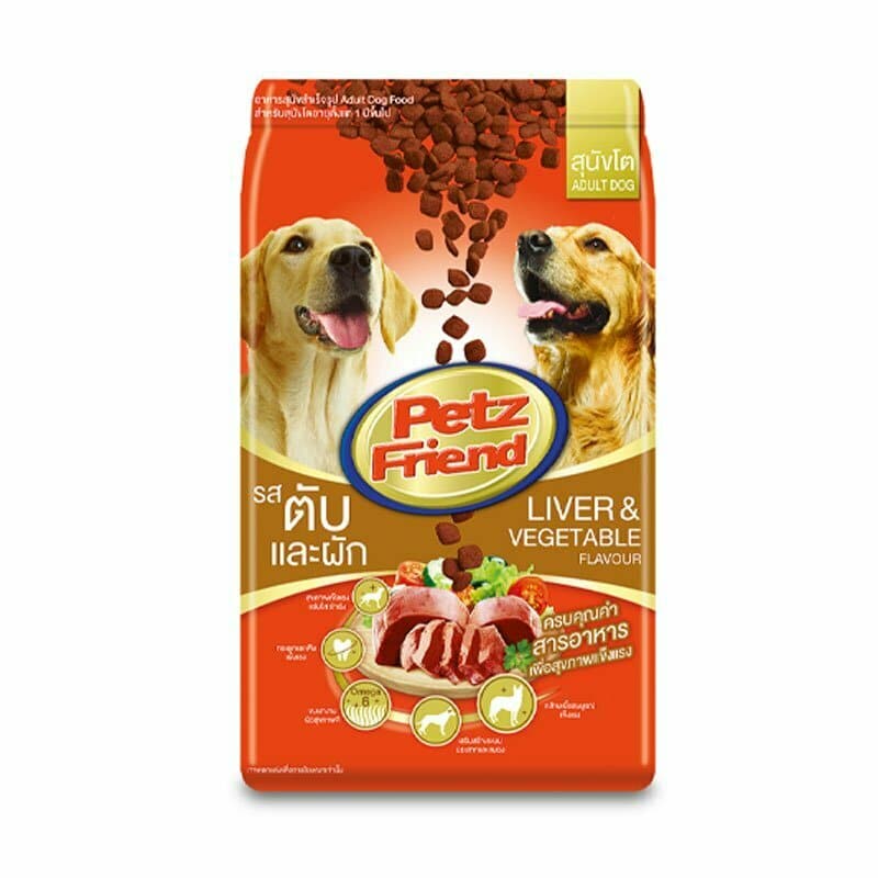 Petz Friend Adult Dog Food Liver Vegetable Flavour 3 kg 1