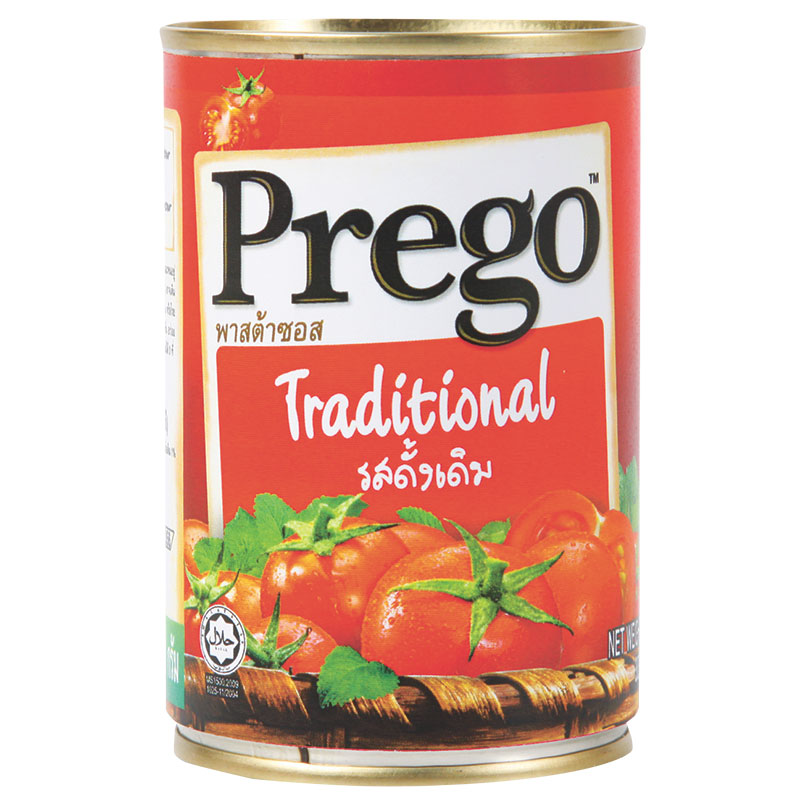 Prego Spaghetti Sauce 300g. พรีโก้ ซอสสปาเก็ตตี้ เทรดดิชั่นแนล รสดั้งเดิม 300กรัม 1