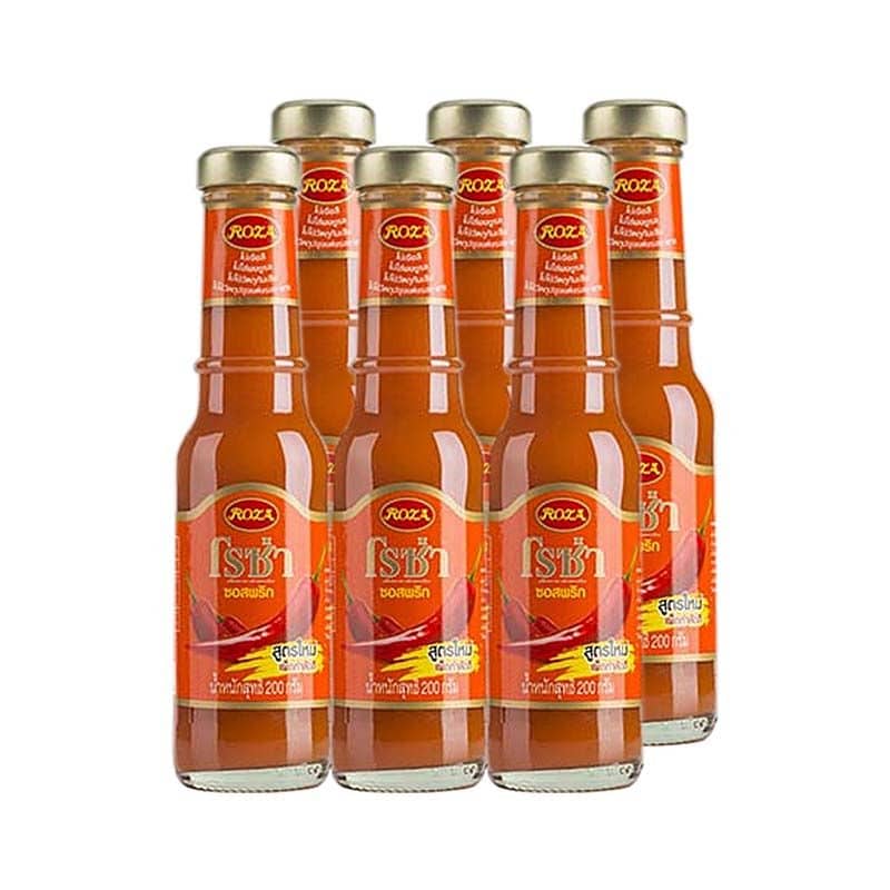 Roza Chilli Sauce 200g.×Pack6 โรซ่า ซอสพริก 200กรัม×แพ็ค6 1