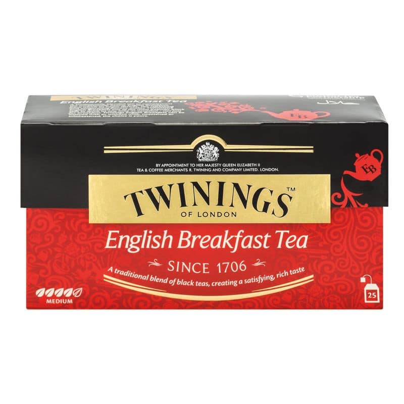 Twinings English Breakfast TeaJ 2g.×25pcs. ทไวนิงส์ ชาอังกฤษ 2กรัมx25ซอง 1