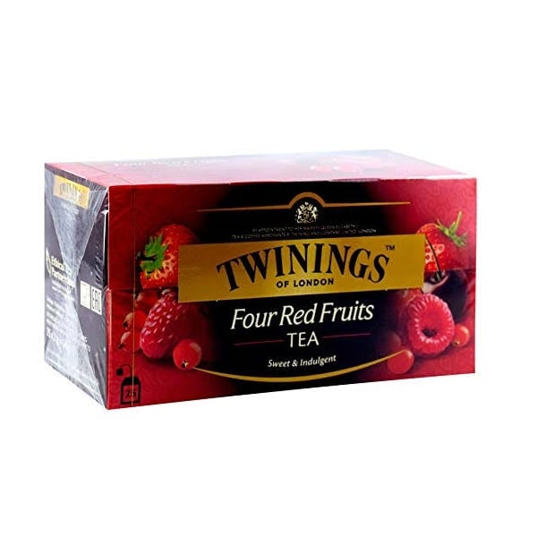 Twinings Four Red Fruit TeaJ 2g.×25pcs. ทไวนิงส์ ชาโฟร์เรดฟรุ๊ต 2กรัมx25ซอง 1