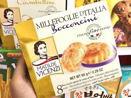 Vicenzi Bocconcini with Milk Cream Puff 65g มาทิลเด วิเชนซี บอคคอนซีนีพัฟฟ์ไส้ครีมนม 65กรัม 1