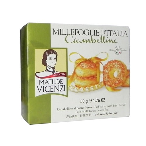Vicenzi Ciambelline Fresh Butter Puff 50g มาทิลเด วิเชนซี พัฟฟ์เนยสด 50กรัม 1