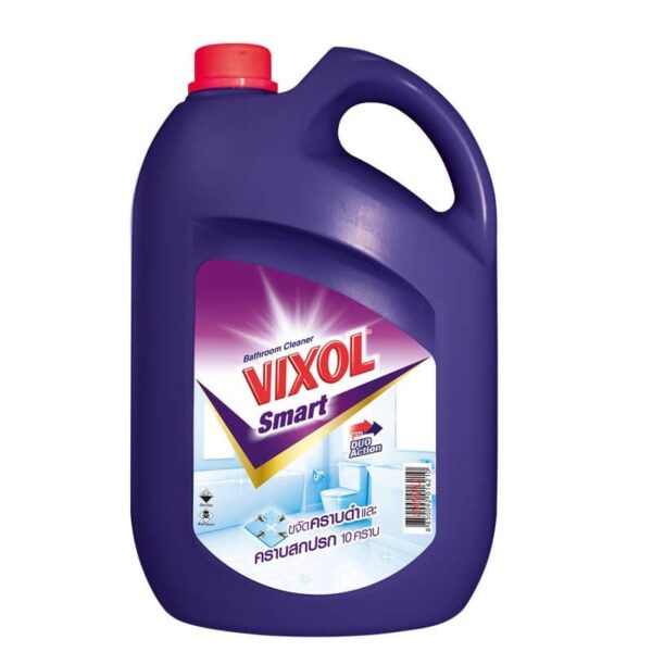 Vixol Smart Bathroom Cleaner Purple 3500ml. วิกซอล น้ำยาล้างห้องน้ำ สูตรสมาร์ท สีม่วง 3500มล.