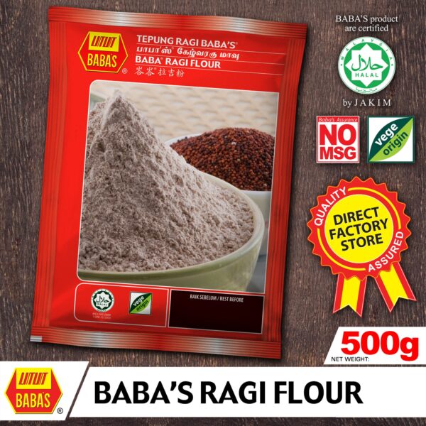 BABA'S RAGI FLOUR 500g