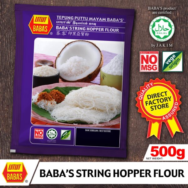 BABA'S STRING HOPPER FLOUR 500g
